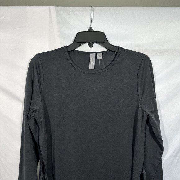 NWT $68 Sweaty Betty [ Small 4-6 ] Long-Sleeve Side-Tie‎ Yoga Top in Black - Picture 7 of 13